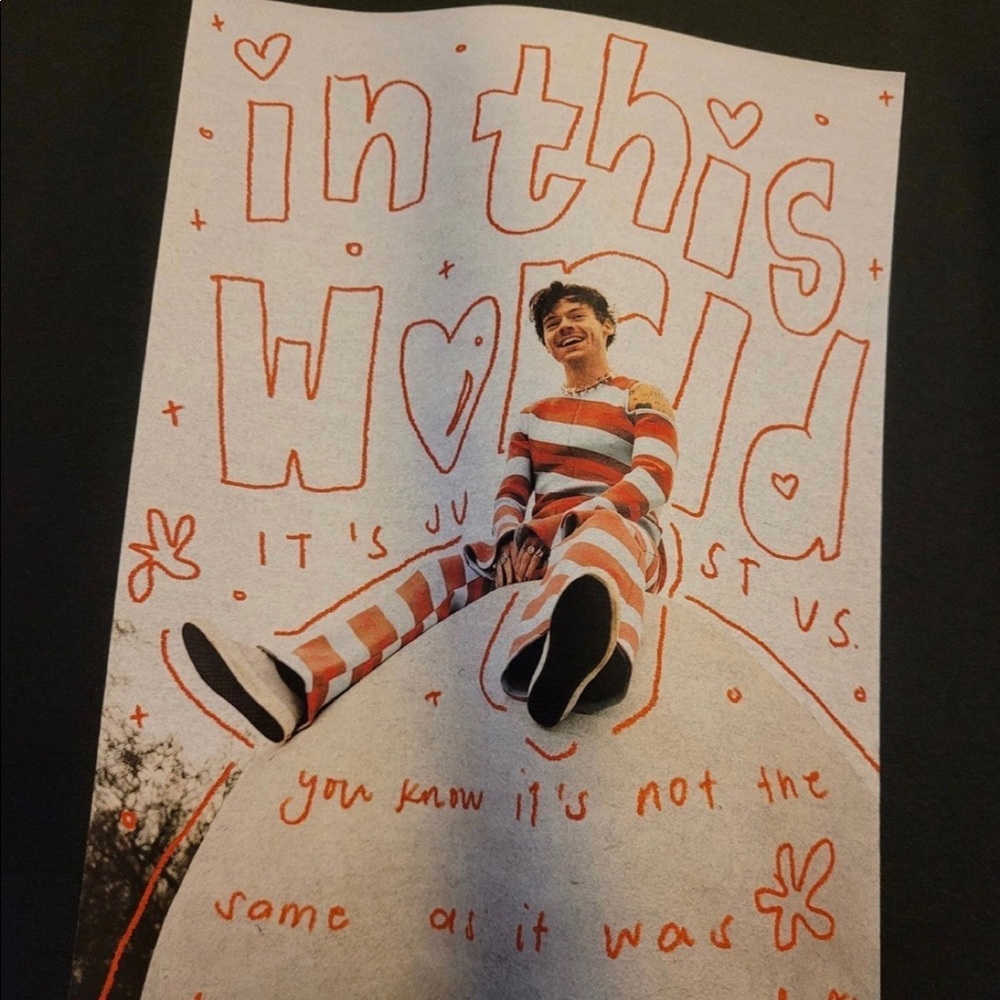 Harry Styles - As It Was t-shirt - Size LARGE